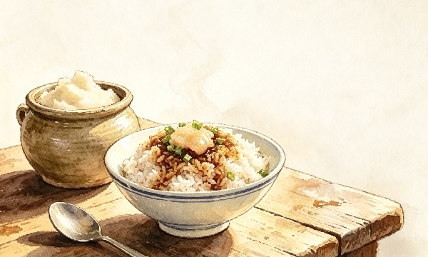 一碗猪油拌饭